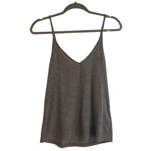 Forever 21 Marbled Oversized V-Neck Slouchy Spaghetti Strap Tank Top Size XS